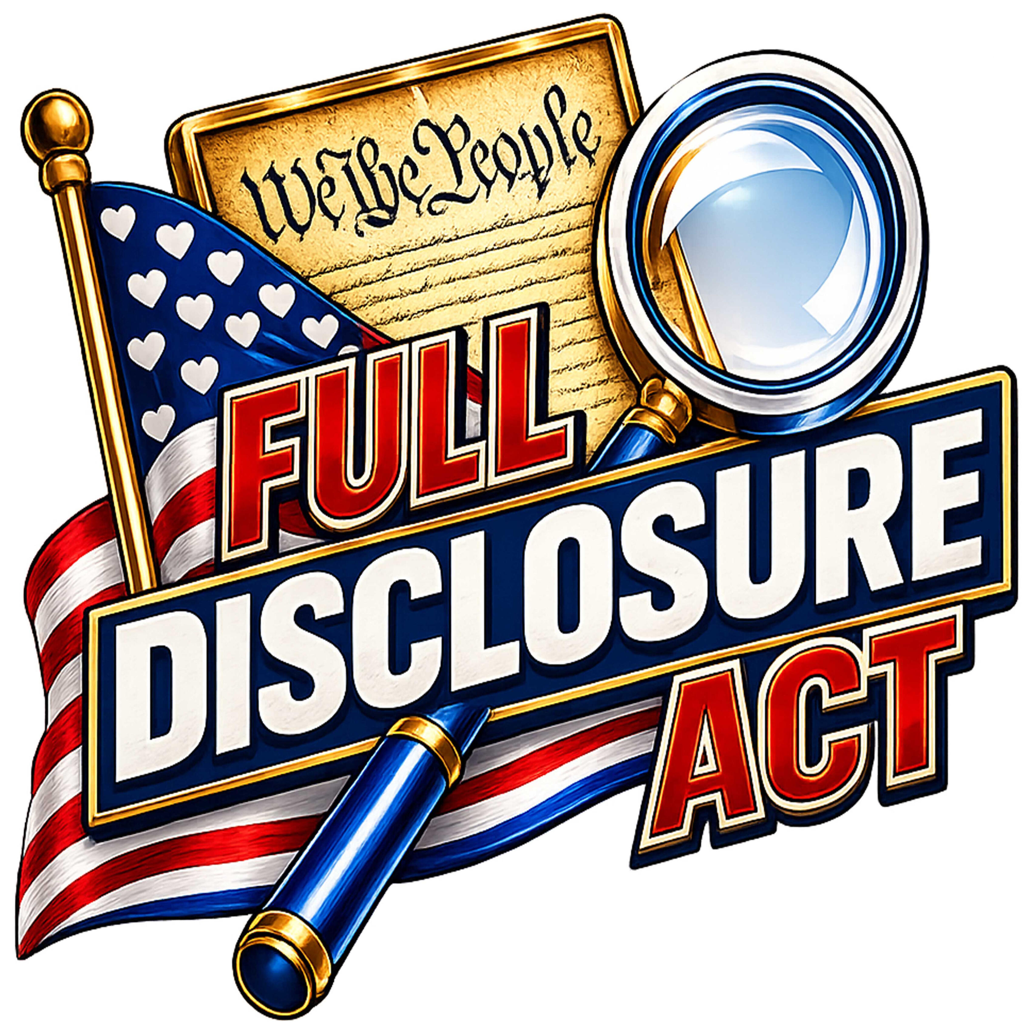 FULL DISCLOSURE ACT SIGN THE PETITION - MAKE FULL DISCLOSURE LAW