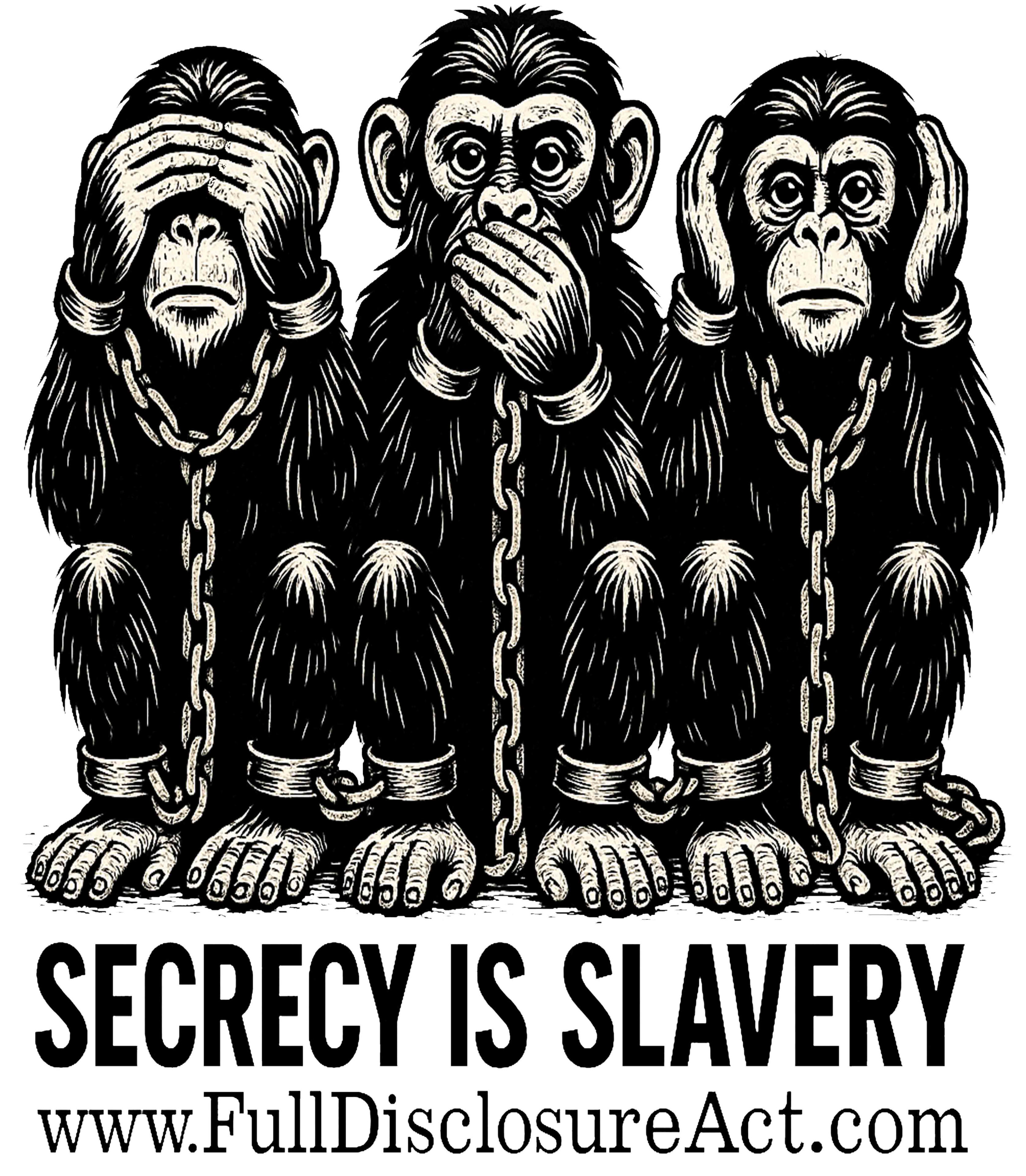 SECRECY IS SLAVERY Click Here To Learn